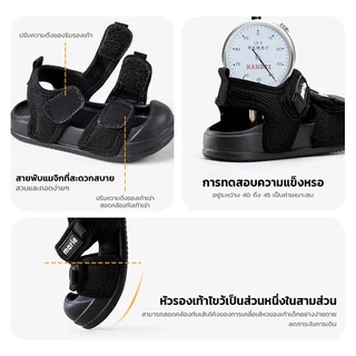 HM New รองเท้าเด็กหัดเดิน ฤดูร้อน ตีนตุ๊กแก รัดส้น แตะหัดเดิน วัสดุ EVA พลาสติกพรีเมี่ยม น้ำหนักเบา กันน้ำ สำหรับเด็กขนา