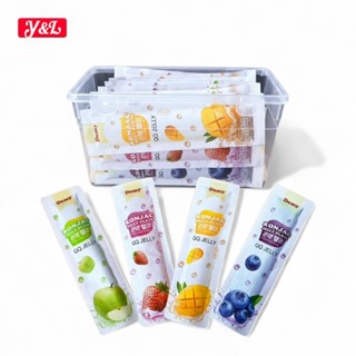 พุดดิ้งเจลลี่ รสชาติผลไม้รวม ขนาด 1 กล่อง ปริมาณ 30 ชิ้นในกล…