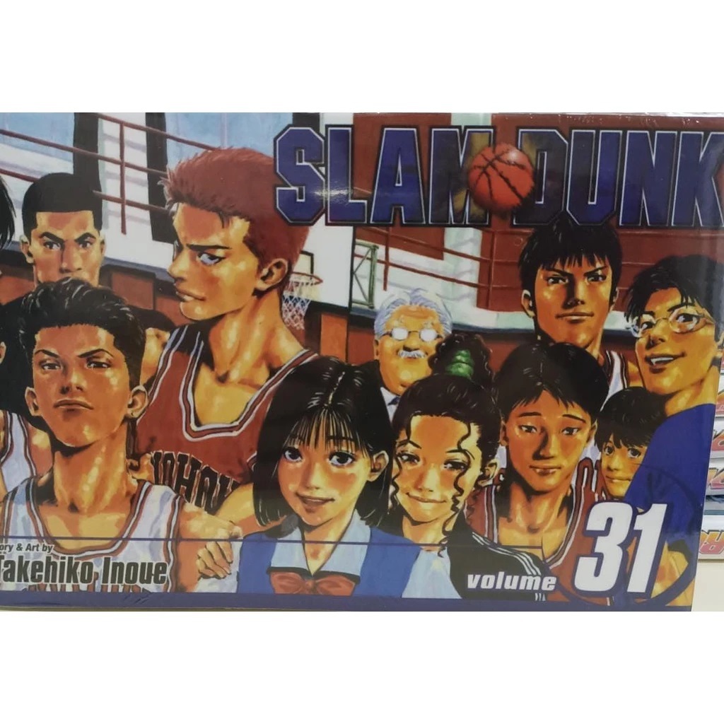 SLAM DUNK VOLUME (ตัวเลข) 01 - 31 END (จบ) ENGLISH VERSION COMIC BOOK (หนังสือการ์ตูนเวอร์ชั่นภาษาอังกฤษ)
