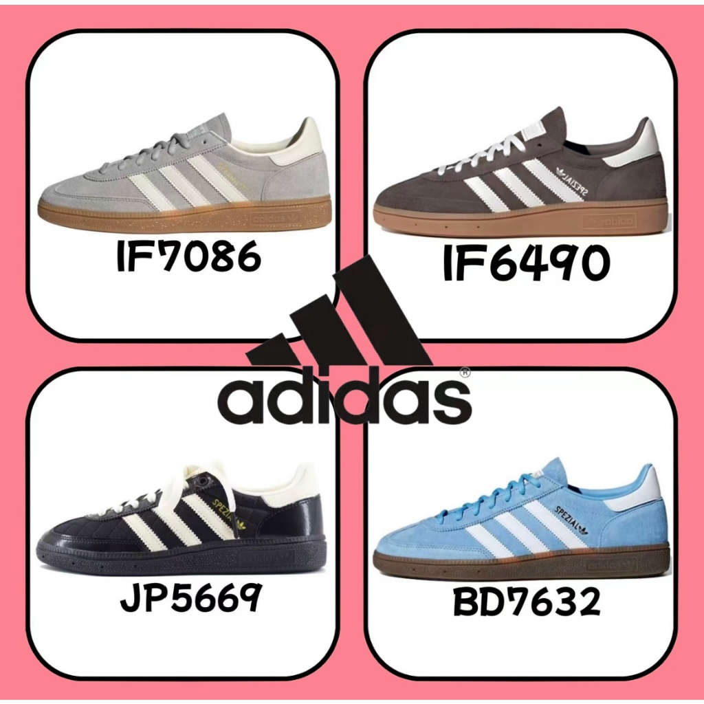 （ของแท้ 100 %）adidas originals spezial BD7632 IF6490 IF7086 JP5669สีน้ำตาล สีดำ สีน้ำเงิน สีดำ