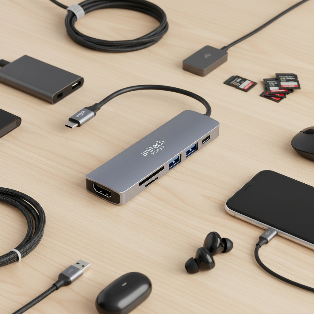 Anitech แอนิเทค อุปกรณ์ต่อพวง USB HUB รุ่น RA502  [สินค้ารับประกัน 2 ปี] ราคา ถูกที่สุด ดีลบีเคเค แกลเลอรีภาพที่ 3