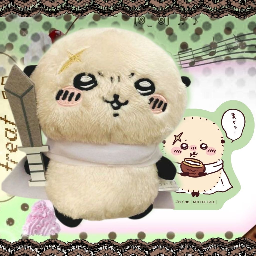 ตุ๊กตาชิคาวะ / chiikawa ป้ายห้อย น้องลัคโกะ / rakko ตุ๊กตาญี่ปุ่น