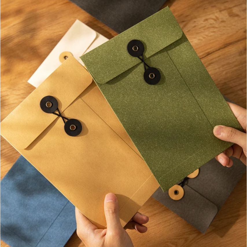 ซองจดหมาย ซองเอกสาร แบบมีเชือก ขนาด A6 A5 A4 - รูปที่ 2