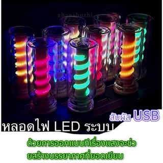 ไฟกลางคืนUSBไฟ LEDควบคุมแบบสัมผัสพร้อมหรี่แสงไฟตกแต่งรถยนต์แ…