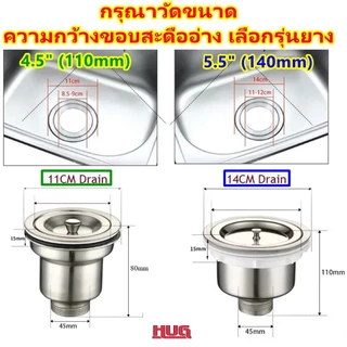 อะไหล่ ซีลยาง แหวนล็อค สะดืออ่างล้างจาน ขนาดให้เลือก 4.5 นิ้ว / 5.5 นิ้ว ยางรองสะดืออ่างล้างจาน ซิงค์ ยางสะดืออ่าง แหวนล