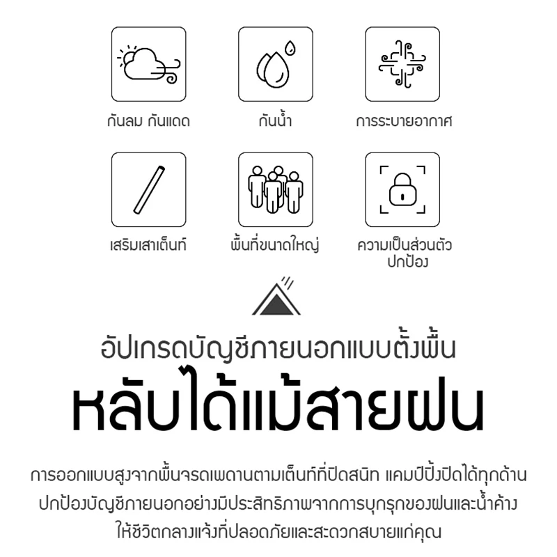 เต็นท์แคมป์ปิ้งกางอัตโนมัติ สำหรับ 2-4 คน thumbnail 4