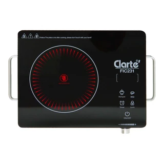 [สินค้าใหม่]Clarte'เตาเซรามิคไฟฟ้ากำลังไฟ 2000W.รุ่น FIC231และFIC232สามรถใช้กับภาชนะทุกแบบได้รุ่นมีให้เลือก 2 แบบ