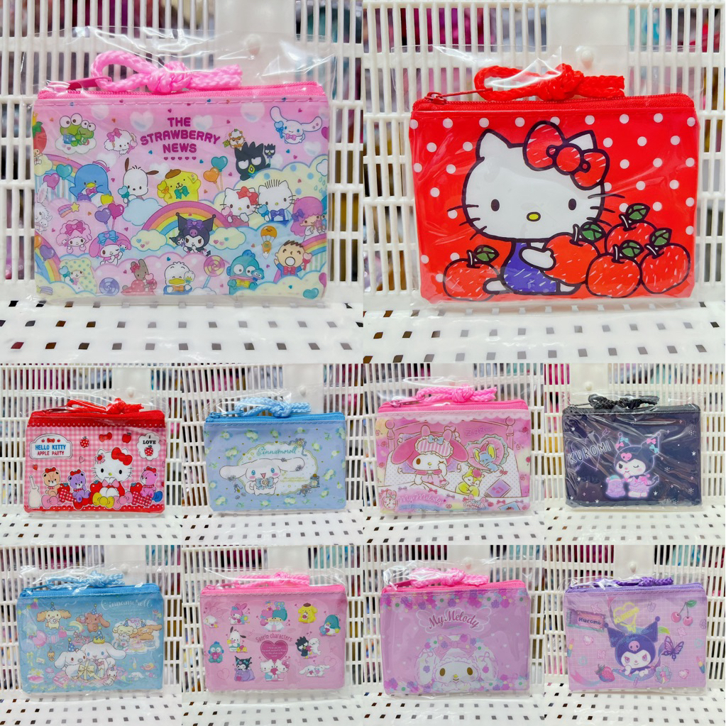 กระเป๋าสตางค์ sanrio กระเป๋าซาริโอ้ คุโรมิ ชินนาม่อน มายเมโลดี้ คิตตี้