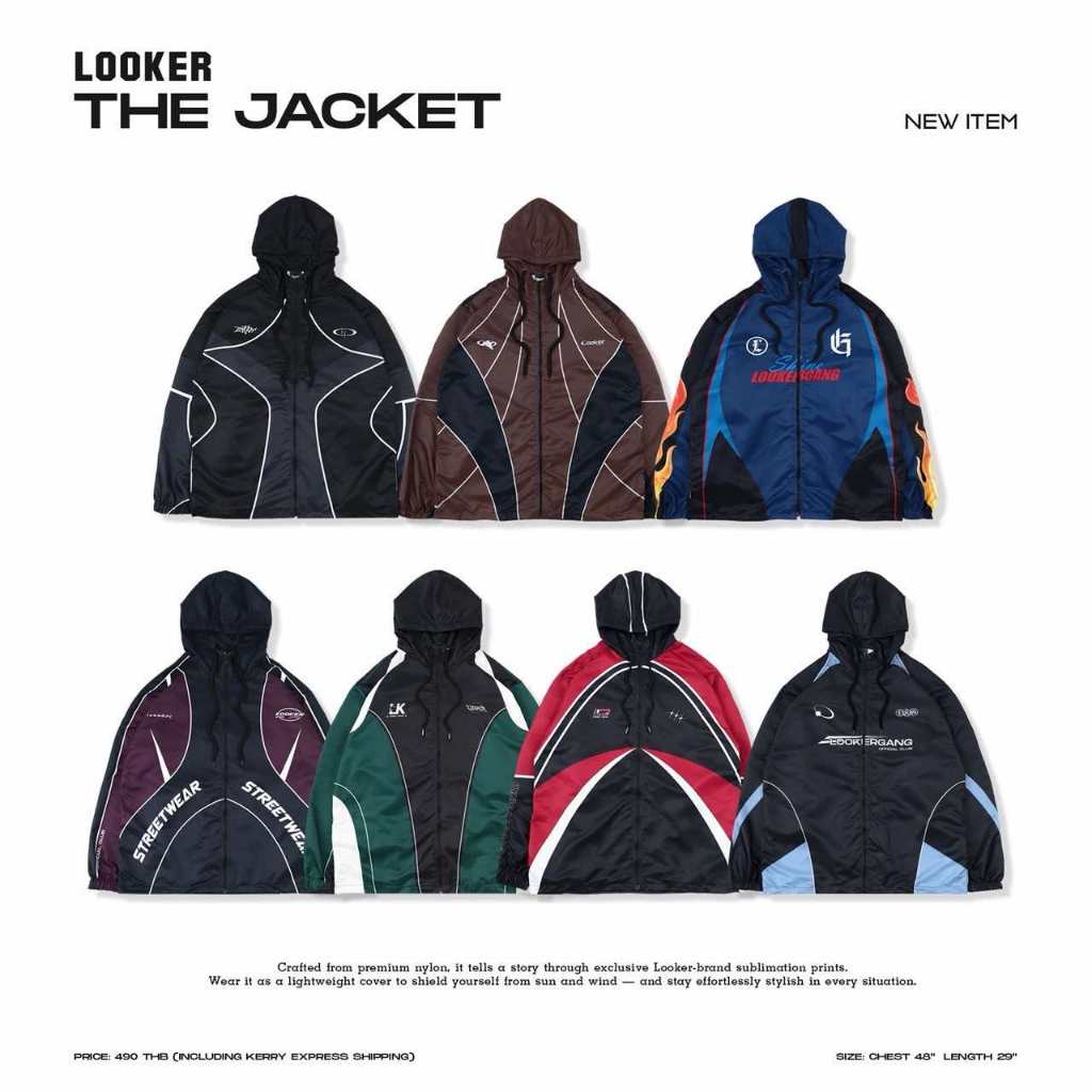 LOOKER - JACKET RIDER  (เสื้อแจ็คเก็ต)