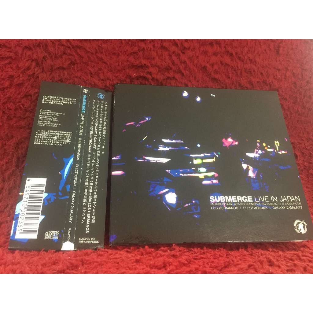 CD SUBMERGE LIVE IN JAPAN สภาพตามรูปปก ZA151-110