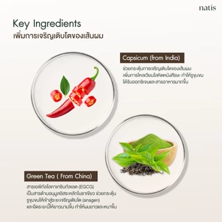 natis Hair Tonic สเปรย์บำรุงผม ลดผมร่วง กระตุ้นผมเกิดใหม่ สารสกัดธรรมชาติเข้มข้น บำรุงผมลำลึก 100ml.