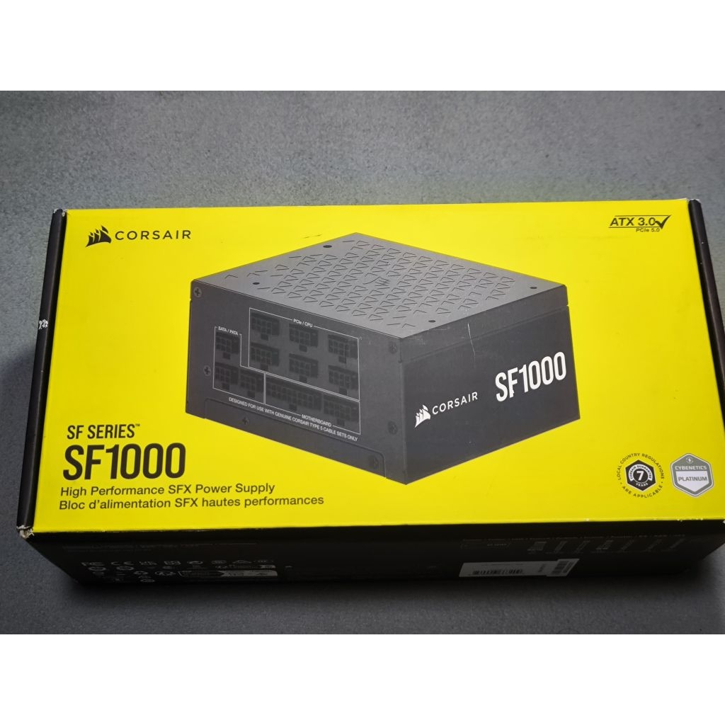 Corsair sf1000 atx3.0 มือสองของครบสภาพดี