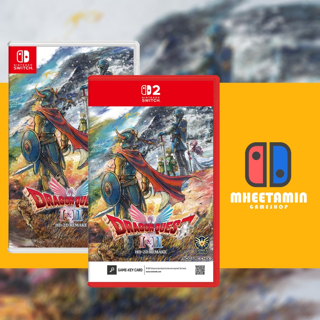 Nintendo Switch 1/2 Dragon Quest 1 + 2 HD-2D Remake [ASIA] [มือ1]
