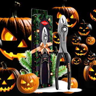 KNIPEX Xmas TwinGrip Slip Joint Pliers 200 mm Xmas Edition 8201200S02