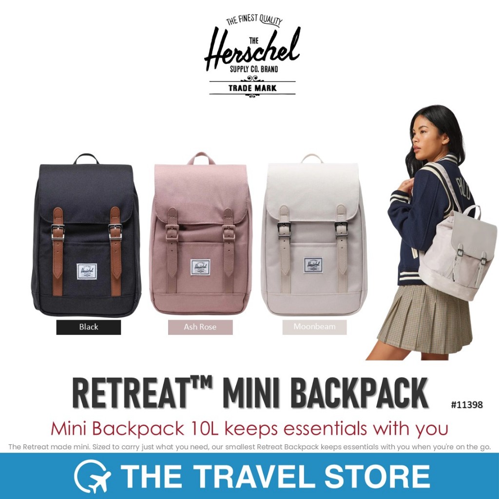Herschel Supply RETREAT™ MINI BACKPACK | Mini Backpack 10L (11398) กระเป๋าเป้ สะพายหลัง ใบเล็ก