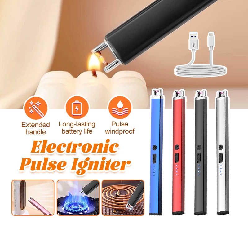 ที่จุดไฟ ไฟแช็คไฟฟ้า ไฟแช็ก ที่จุดเทียนหอม ชาร์จusb Electric Lighter