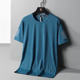 เสื้อยืดผู้ชายแขนสั้นผ้ายืดทรงหลวมแฟชั่นใส่สบาย รุ่นSGY-032