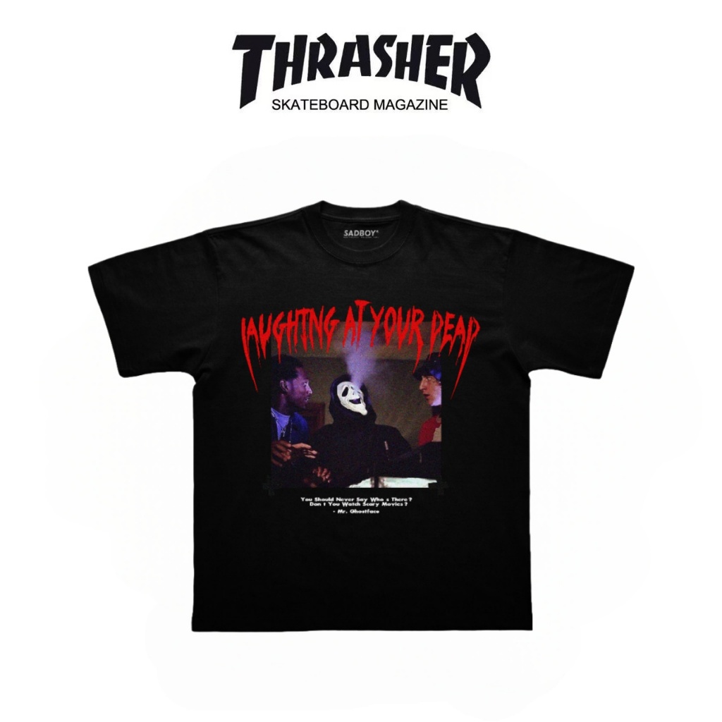 [ ส่งด่วน ] SADBOY® | Mr.Ghostface |  100% Organic Cotton