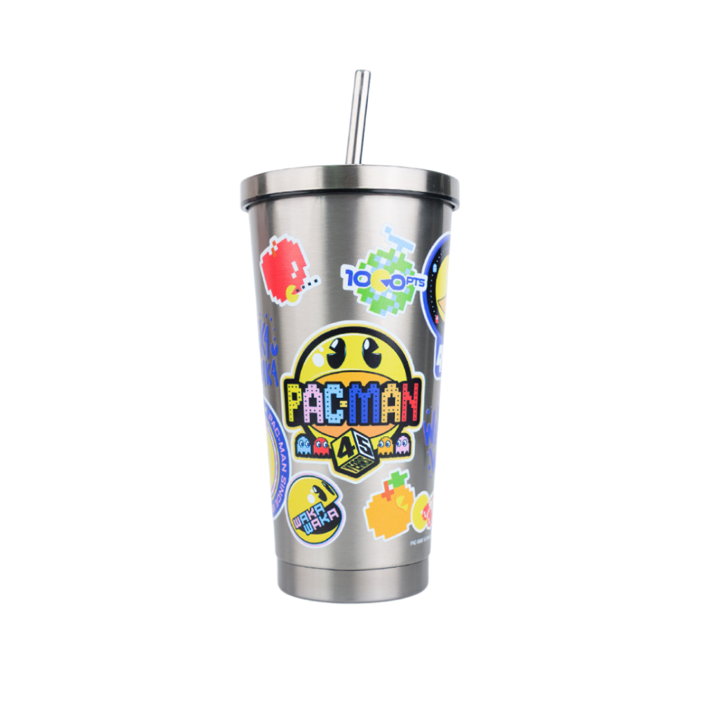 รวมแก้วน้ำเก็บความเย็น แพคแมน ลายคาแรคเตอร์ ลิขสิทธิ์แท้ (Tumbler Pac-Man Collection)
