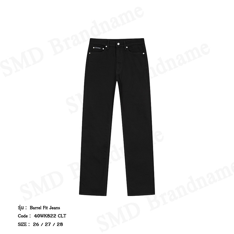 Calvin Klein กางเกงยีนส์ รุ่น Barrel Fit Jeans Code: 40WK822 CLT