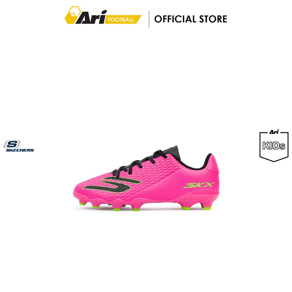 SKECHERS SKX 2.0 JR MG - PINK (252160L-PKBK) รองเท้าฟุตบอล เด็ก สเก็ตเชอร์ส SKX 2.0 สีชมู