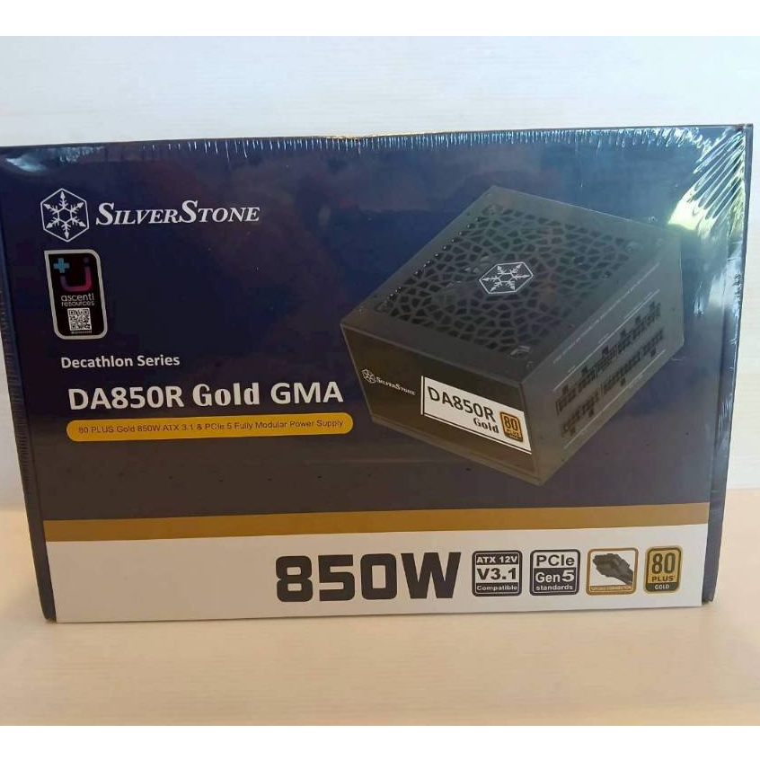 PSU (80+ GOLD) 850W. SILVERSTONE DA850W SST-DA850R-GMA