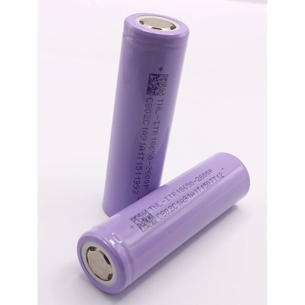 ถ่านชาร์จ 18650 Li-ion 3.7V 2600mAh คุณภาพสูงสำหรับไฟฟ้า ใช้งานได้หลากหลาย เช่น ไฟฉาย อุปกรณ์ไฟฟ้า ความจุสูง ชาร์จเร็ว