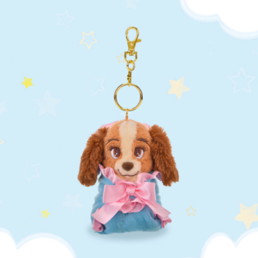 พวงกุญแจ Lady  ผ้าอ้อม Lady and the tramp  Disney store CN