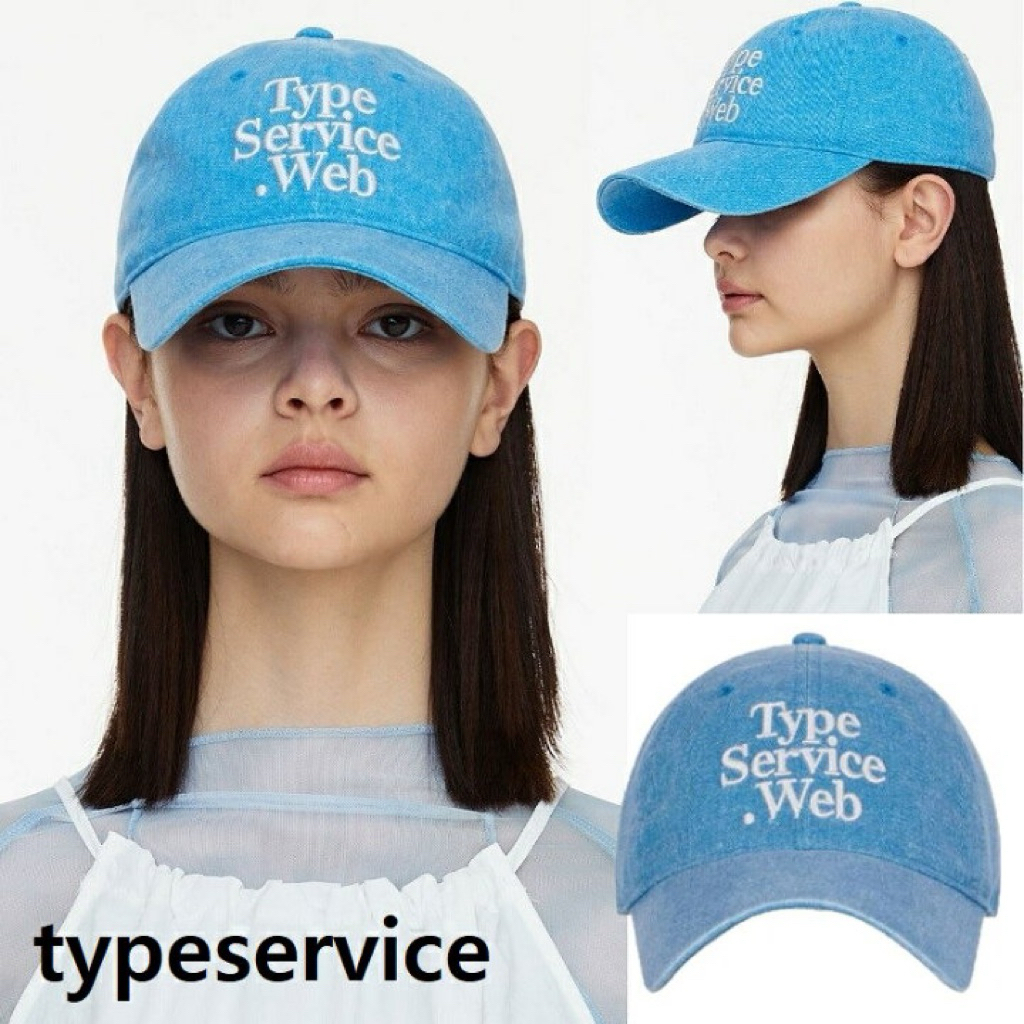 หมวก Typeservice Web Cap สี azure blue จาก shopเกาหลีแท้ 100%