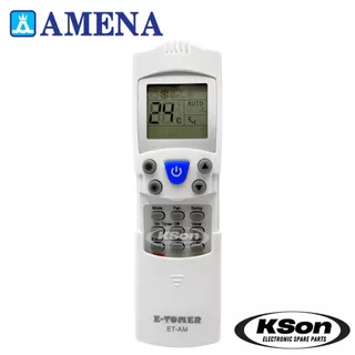 รีโมทแอร์ อามีน่า ใช้กับแอร์อามีน่าได้ทุกรุ่น Universal Amena Air Conditioner Remote Control รุ่น ET-AM
