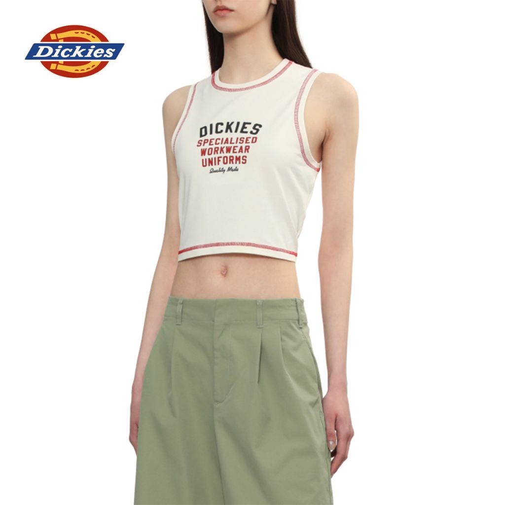 DICKIES WOMEN'S TANK - EGRET เสื้อ เสื้อกล้าม ผู้หญิง