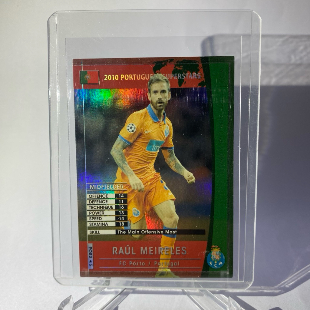 การ์ดนักฟุตบอล RAUL MEIRELES, FC PORTO/PORTUGAL, WCCF, 2009-2010, 2010 PORTUGAL SUPERSTARSPANINI