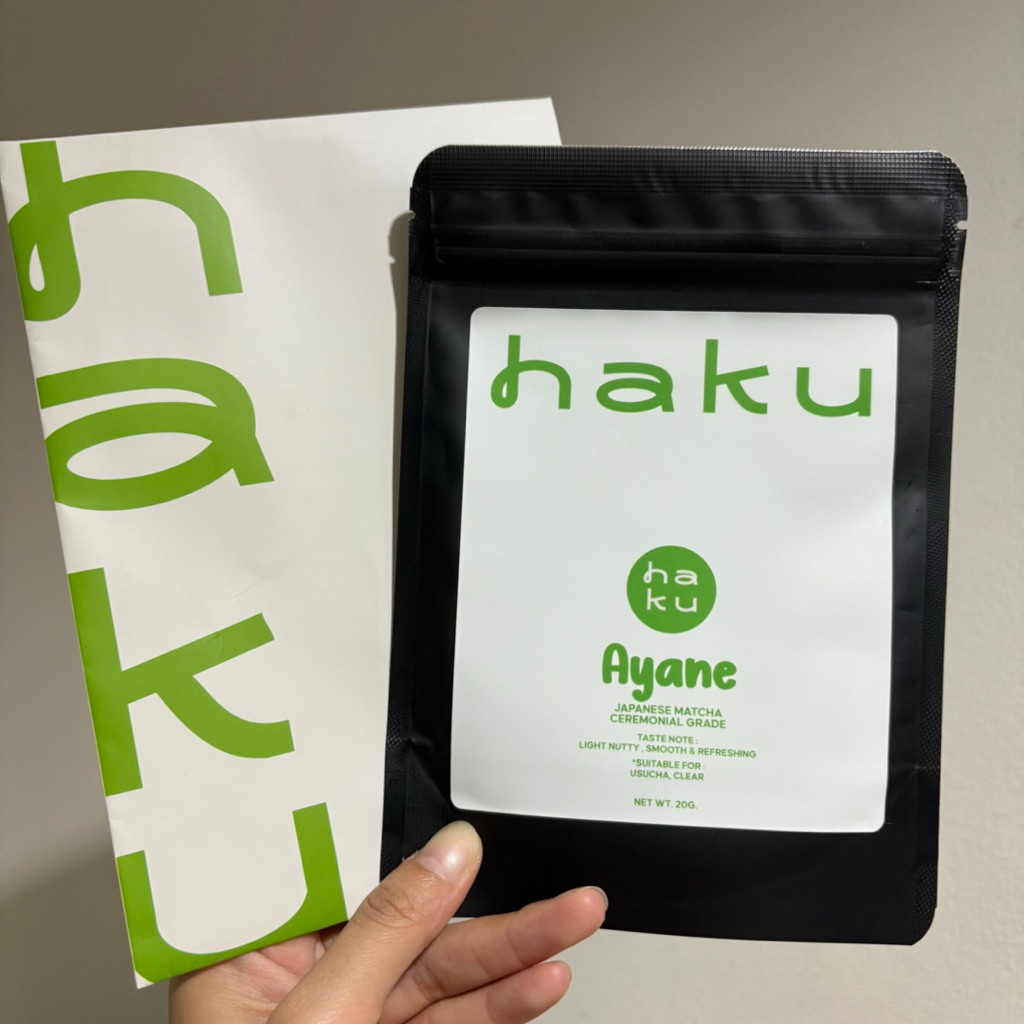 พร้อมส่ง Haku Matcha - Ayane (nutty) 🥜 20 g.