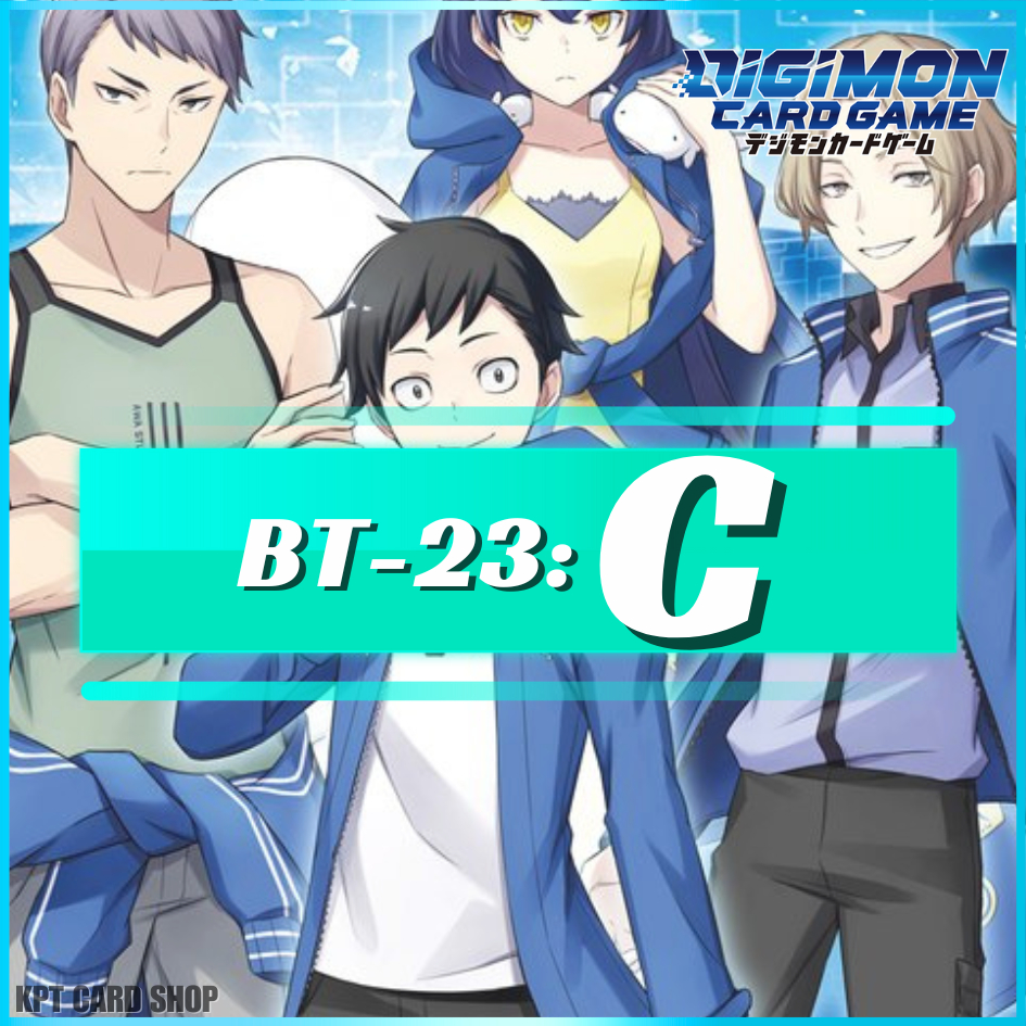 Digimon Card Game BT-23 Hacker's Slumber: การ์ดระดับ [ C ]