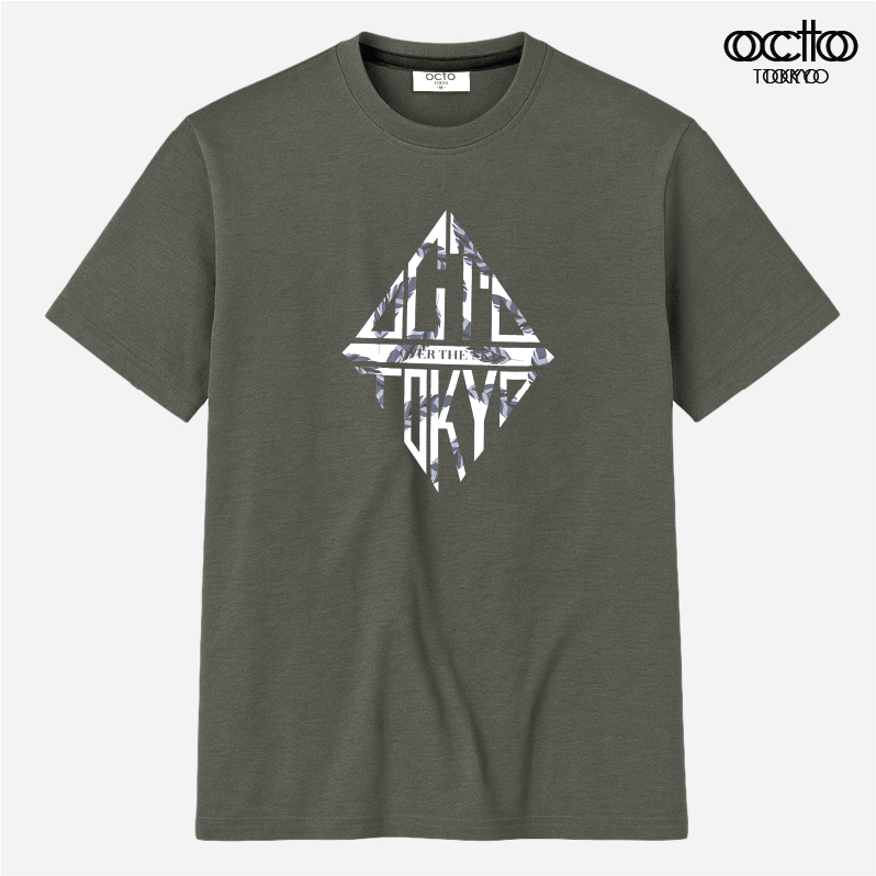 เสื้อยืด octoTOKYO ลาย Over the sky | คอกลม แขนสั้น ผ้า Cotton 100% ใส่สบาย