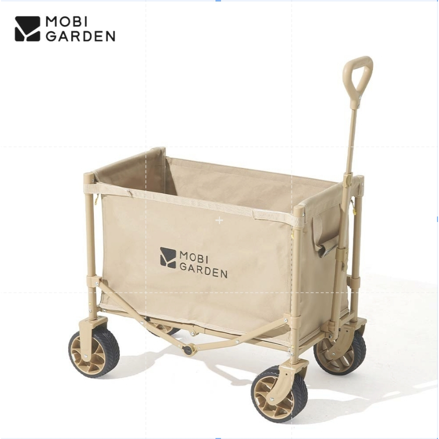MOBI GARDEN Camping Car Outdoor Car Car ถอดออกได้ ล้อพับ Camping Car ความจุขนาดใหญ่ Picnic Trailer Travel