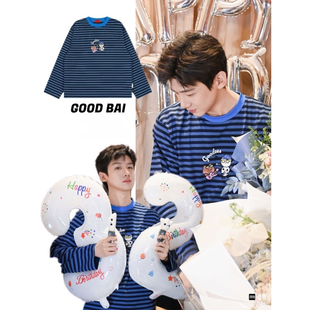 [Pre-order]GOODBAI เสื้อยืดแขนสั้น แขนยาว minini GOODEES GUNINI ของไป๋จิงถิง จากช็อปโดยตรง ช็อปเท่านั้นค่าาาา