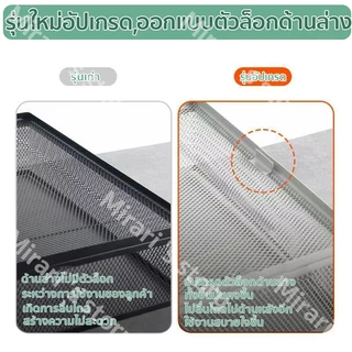 ชั้นวางเอกสาร โลหะทั้งหมด เดสก์ท็อป ชั้นวางแฟ้ม A4 ซ้อนทับ ความจุขนาดใหญ่ รวมกันอิสระ ถาดเก็บเอกสาร