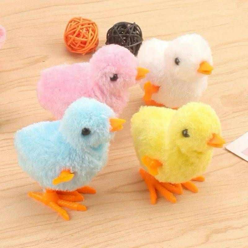 ลูกเจี๊ยบไขลาน ลูกไก่ไขลาน ตุ๊กตาลูกเจี๊ยบ ของเล่นเสริมพัฒนาการเด็ก เสริมทักษะ ของเล่นไขลาน