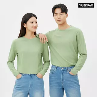 Yuedpao Ultrasoft Non-Iron 2025 เสื้อยืดแขนยาวสีพื้น ไม่ย้วย ไม่หด ไม่ต้องรีด ผ้านุ่ม ไม่ขึ้นขุย (8 สี)