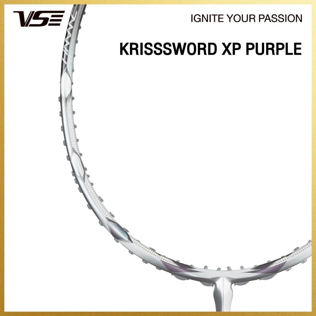 VS ไม้แบดมินตัน (สีใหม่) รุ่น Kriss Sword XP Purple แถมเอ็น ซอง กริปบาง ประกันศูนย์ไทย