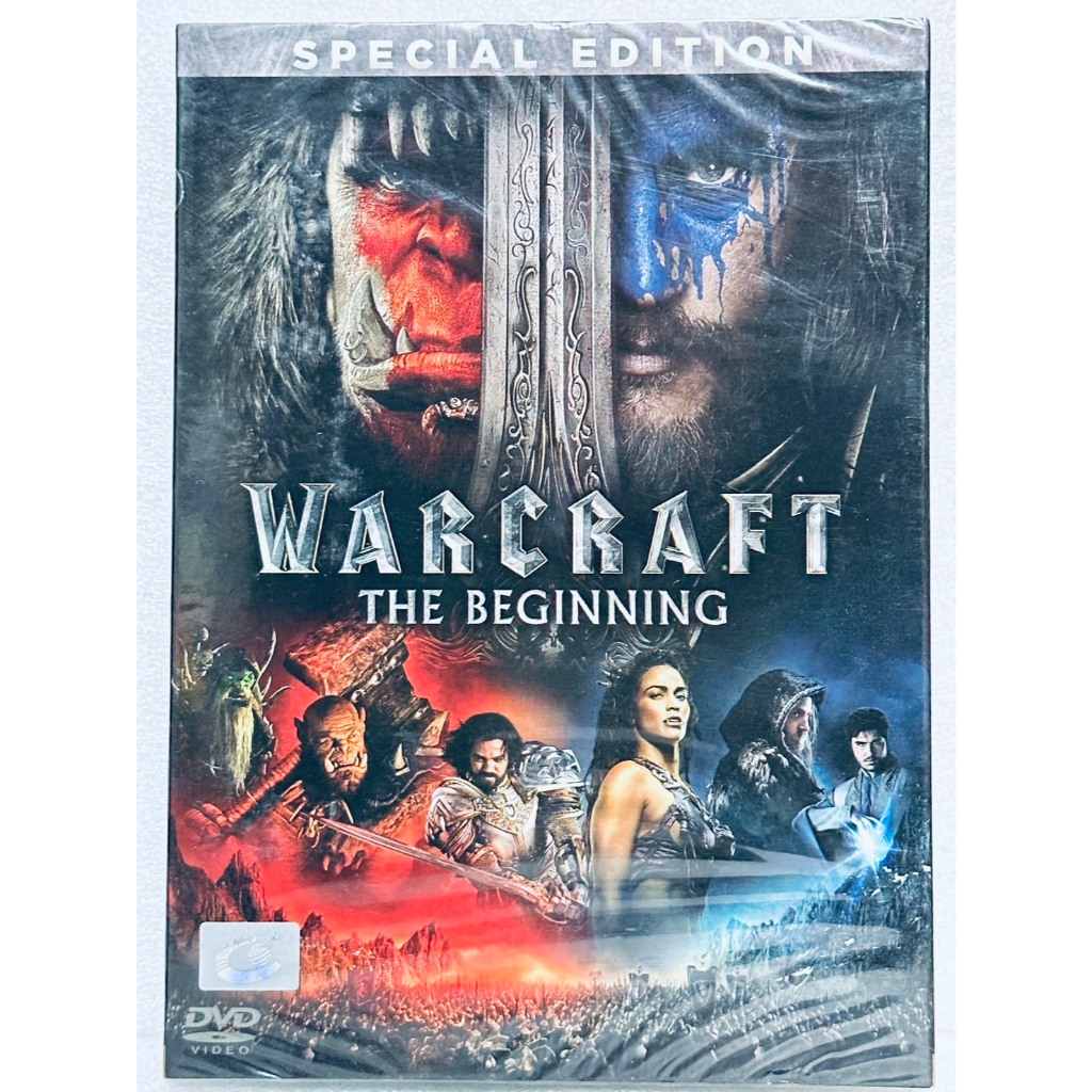 DVD 2 Disc ปกสวม : Warcraft The Beginning (2016) กำเนิดสองพิภพ " Travis Fimmel, Paula Patton "
