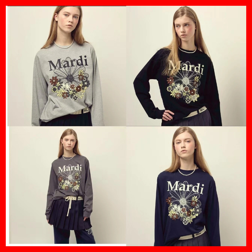 【100% ของแท้】สินค้าพร้อมส่ง เสื้อสเวตเตอร์ MARDI MERCREDI แขนยาว 6 สี