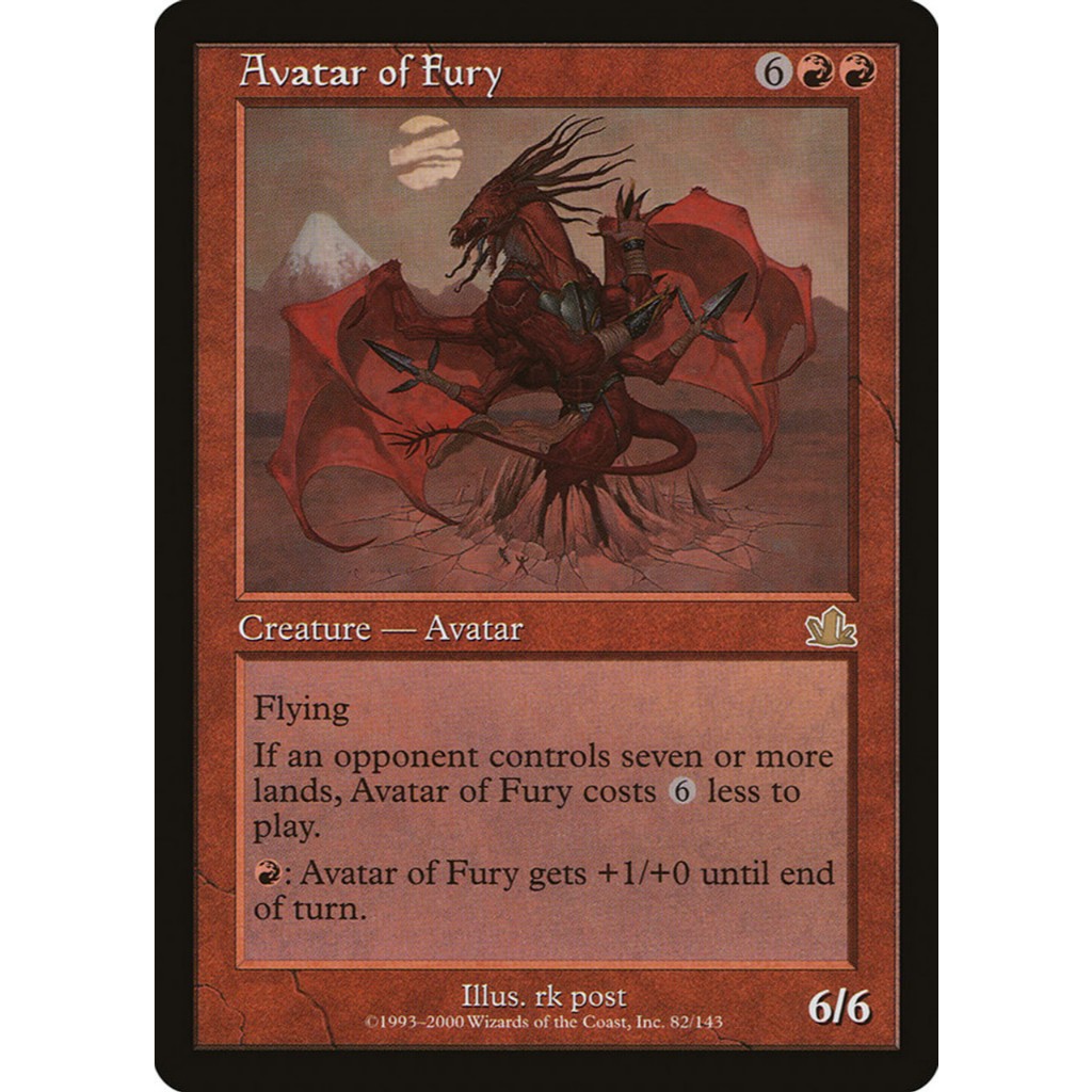 MTG - Magic The Gathering - Prophecy - Avatar of Fury - Near Mint