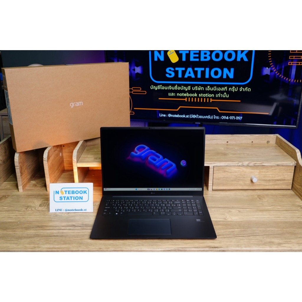 (มือหนึ่งแกะกล่อง)LG GRAM 17 Ultra5-125H(Evo) Ram8 SSD512 จอใหญ่17นิ้ว 2K 144Hz สเปคทำงานรุ่นใหม่ ยก