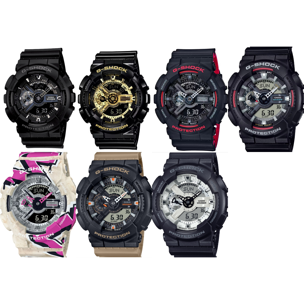 แท้ศูนย์ ยอดฮิต ลดเยอะ GA-110 Series GA-110HR GA-110-1B GA-110SS  GA-110RL ประกันศูนย์ cmg 1 ปี