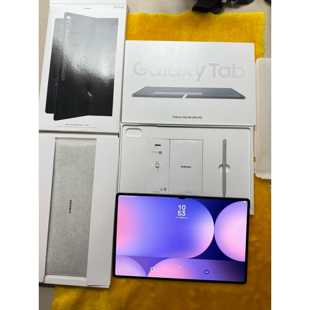 # Samsung Galaxy Tab S10 Ultra5G-12/512GB.ชุดใหญ่พร้อมคีย์บอร์ดใหม่มาก99.99%