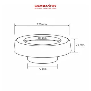 DONMARK ประเก็นขี้ผึ้งกันกลิ่นย้อนจากชักโครก Wax Ring กันกลิ่น รุ่น ATS-28