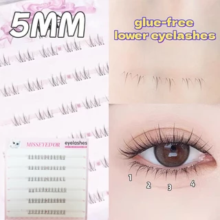 【จัดส่งจากไทย】ขนตาล่าง ขนตาปลอมมีกาวในตัว พร้อมติดได้เลยไม่ต้องใช้กาวเพิ่ม บางเบา อ่อนนุ่ม ติดแล้วสบายตา ขนตาล่างปลอม