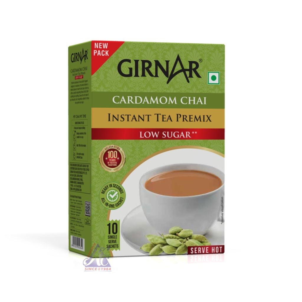 Ginar 3in1 instant Elaichi chai ชาอินเดีย 3in1 รสกระวาน 10 ซอง